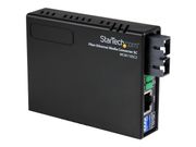 StarTech 10/100 Multi Mode Fiber Ethernet Media Converter SC 2 km - fibermedieomformer - 10Mb LAN, 100Mb LAN (MCM110SC2EU)