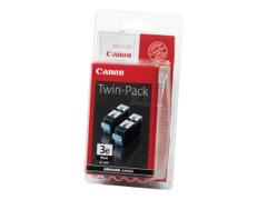 Canon BCI-3E Twin Black Pack - 2-pack - svart - original - blekkbeholder