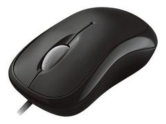 Microsoft Basic Optical Mouse for Business - Mus - høyre- og venstrehåndet - optisk - 3 knapper - kablet - PS/2, USB - svart