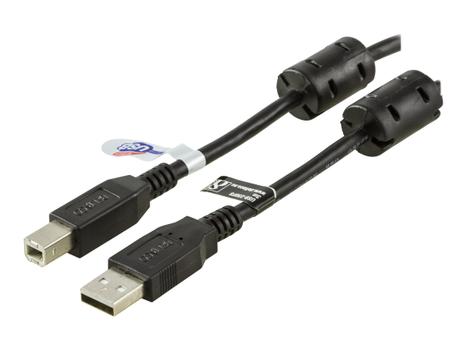 Deltaco USB-kabel - USB til USB-type B - 3 m (USB-230FS)