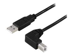 Deltaco USB-kabel - USB til USB-type B - 1 m