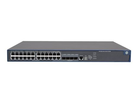 Hewlett Packard Enterprise HPE 5500-24G-PoE+ SI Switch with 2 Interface Slots - switch - 24 porter - Styrt - rackmonterbar (JG238A#ABB)