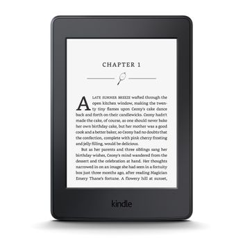 Amazon Kindle Paperwhite uten annonser 6" lesebrett med touch, 300ppi, Wi-Fi, innebygd lys. Mest for pengene! (B00QJE3MGU)