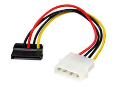 StarTech 6in 4 Pin LP4 to Left Angle SATA Power Cable Adapter - LP4 to SATA Power Adapter (SATAPOWADPL) - strømadapter - SATA-strøm til 4-pin intern strøm - 15 cm