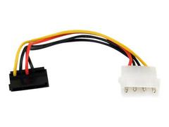StarTech 6in 4 Pin LP4 to Right Angle SATA Power Cable Adapter - LP4 to SATA - 6in LP4 to SATA Cable - 4 pin to SATA - strømadapter - SATA-strøm til 4-pin intern strøm - 15 cm