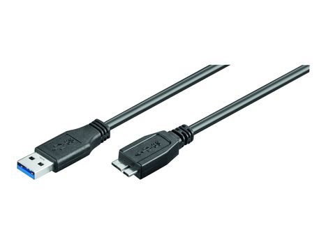 MicroConnect USB-kabel - USB-type A (hann) til Micro-USB Type B (hann) - USB 3.0 - 2 m (USB3.0AB2MICRO)