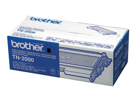 Brother TN2000 - svart - original - tonerpatron (TN2000)