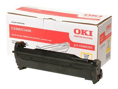 OKI gul - original - trommelsett (43460205)