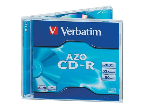 Verbatim AZO Crystal - CD-R x 10 - 700 MB - lagringsmedier (43327)