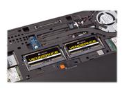 Corsair Vengeance - DDR4 - modul - 8 GB - SO DIMM 260-pin - 2666 MHz / PC4-21300 - ikke-bufret (CMSX8GX4M1A2666C18)