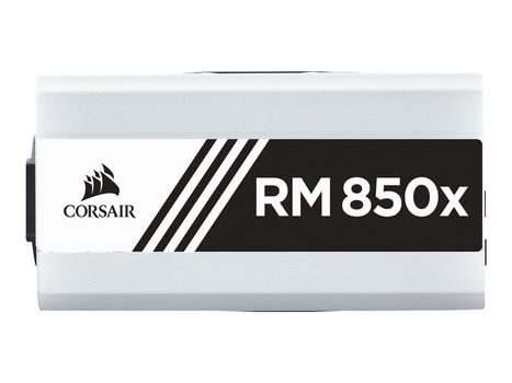 Corsair RMx Series RM850x - Strømforsyning (intern) - ATX12V 2.4/ EPS12V 2.92 - 80 PLUS Gold - AC 100-240 V - 850 watt - Europa - hvit (CP-9020188-EU)