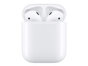 Apple AirPods with Charging Case - 2nd Generation - ekte trådløse øretelefoner med mikrofon - ørepropp - Bluetooth - for iPhone 11 (MV7N2ZM/A)