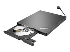 Lenovo ThinkPad UltraSlim USB DVD Burner - Platestasjon - DVD±RW (±R DL) / DVD-RAM - SuperSpeed USB 3.0 - ekstern - CRU - for IdeaCentre 330-20; 510-15; 510A-15; 520-22; 520-24; 720-18; IdeaPad Miix 700-12