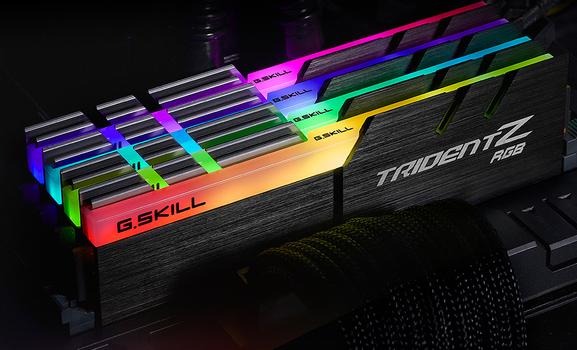 G.SKILL 16GB Trident Z RGB DDR4 3200MHz CL16-18-18-38 (F4-3200C16D-16GTZR)