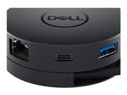 DELL Mobile Adapter DA300 - dokkingstasjon - USB-C - VGA - GigE (DELL-DA300)