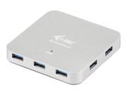 I-TEC USB 3.0 Metal Charging HUB - hub - 7 porter (U3HUBMETAL7)