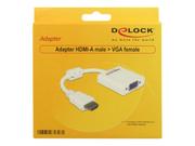 Delock Adapter HDMI-A male > VGA female - video adapter (65346)
