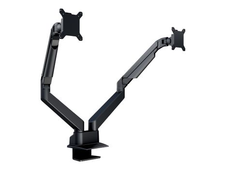 Multibrackets M VESA Gas Lift Arm Dual Side by Side monteringssett - justerbar arm - for 2 LCD-skjermer - svart (7350073733965)