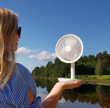 Xiaomi Solove F5 batteridrevet bordvifte 4000mAh, USB-C, hvit (SOLOVE-F5-WH)