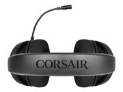 Corsair Gaming HS35 - Hodesett - full størrelse - kablet - 3,5 mm jakk - karbon (CA-9011195-EU)