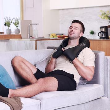 Naipo Shiatsu massasjeapparat med varme - Japansk Shiatsu massasjeteknikk (MGS-150DC)