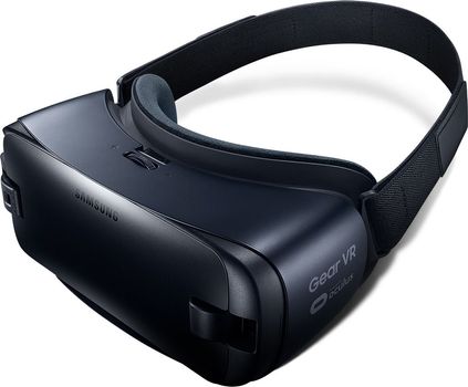 Samsung New Galaxy Gear VR Powered by Oculus, Blue/ Black,  VR-briller for Galaxy S7, S7 edge, Note 5, S6 edge+, S6, S6 edge, demobrukt (SM-R323NBKANEE-Demo)