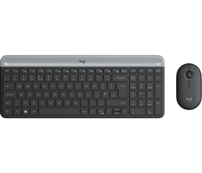 Logitech MK470 Slim Wireless Combo Keyboard and Mouse, nordisk (920-009200)