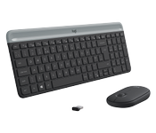 Logitech MK470 Slim Wireless Combo Keyboard and Mouse, nordisk (920-009200)
