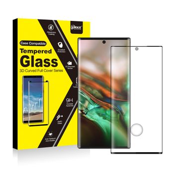 VMAX pansret glass til Note10 Svart, herdet glass (VX-NOTE10-3D-SV)