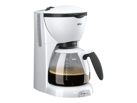 Braun CaféHouse KF 520/1 PurAroma - kaffemaskin - hvit (0X13211005)