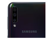 Samsung Galaxy A50 - Smarttelefon - dobbelt-SIM - 4G LTE - 128 GB - microSDXC slot - GSM - 6.4" - 2340 x 1080 piksler - Super AMOLED - RAM 4 GB (25 MP-frontkamera) - 3x bakkamera - Android - svart (SM-A505FZKSNEE)