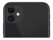 Apple iPhone 11 - Smartphone - dobbelt-SIM - 4G Gigabit Class LTE - 64 GB - GSM - 6.1" - 1792 x 828 piksler (326 ppi) - Liquid Retina HD display (12 MP-frontkamera) - 2x bakkameraer - svart (MWLT2QN/A)