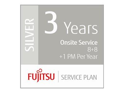 Fujitsu Scanner Service Program 3 Year Silver Service Plan for Fujitsu Low-Volume Production Scanners - utvidet serviceavtale (forlengelse) - 3 år - på stedet (U3-SILV-LVP)