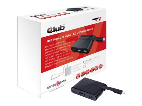 Club 3D SenseVision - dokkingstasjon - USB - HDMI (CSV-1534)