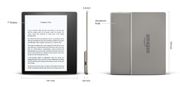 Amazon Kindle Oasis 2019 vanntett 32GB, 7" lesebrett med touch, innebygd lys, 300ppi, Wi-Fi, Bluetooth,  IPX8, grafitt (B07L5GK1KY)