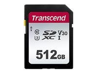Transcend 300S - flashminnekort - 128 GB - SDXC UHS-I (TS128GSDC300S)