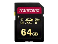 Transcend 700S - flashminnekort - 64 GB - SDXC UHS-II