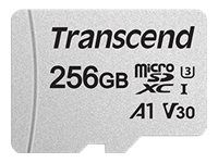 Transcend 300S - flashminnekort - 256 GB - microSDXC (TS256GUSD300S-A)