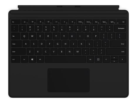 Microsoft Surface Pro Keyboard - tastatur - med styrepute - Nordisk - svart (QJX-00009)