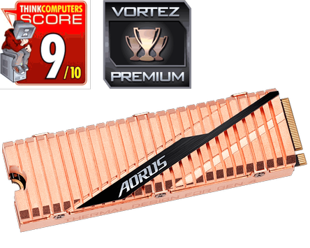 Gigabyte AORUS 1TB PCIe 4.0 NVMe Gen4 SSD, M.2 2280 (GP-ASM2NE6100TTTD)