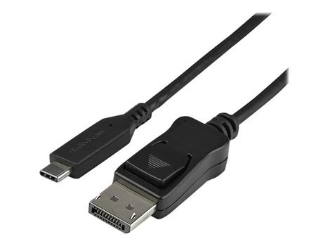 StarTech 3.3ft/1m USB C to DisplayPort 1.4 Cable, 4K/5K/8K USB Type-C to DP 1.4 Alt Mode Video Adapter Converter,  HBR3/ HDR/ DSC,  8K 60Hz DP 1.4 Monitor Cable for USB-C and Thunderbolt 3 - USB-C to DP 8K Cable ( (CDP2DP141MB)