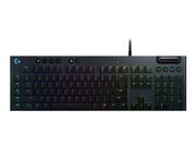 Logitech G815 LIGHTSYNC RGB Tactile Mechanical Gaming Keyboard - Nordisk demo (920-008989-Demo)