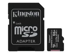 Kingston Canvas Select Plus 64GB microSD - A1 - Video Class V10 - UHS Class 1 - Class10 - inkludert SD-adapter