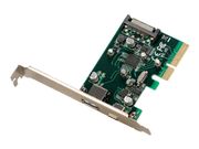 I-TEC USB-adapter - PCIe 2.0 x4 lav profil - USB-C 3.1 Gen 2 + USB 3.1 Gen 2 (PCE2U31AC)