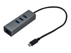 I-TEC USB-C Metal 3-Port - hub - 3 porter