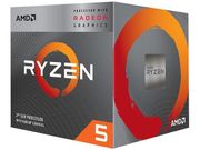 AMD Ryzen 5 3400G, 3.7GHz-4.2GHz 4 kjerner, 8 tråder, AM4, PCIe 3.0, 4MB cache, 65W, boxed (YD3400C5FHBOX)