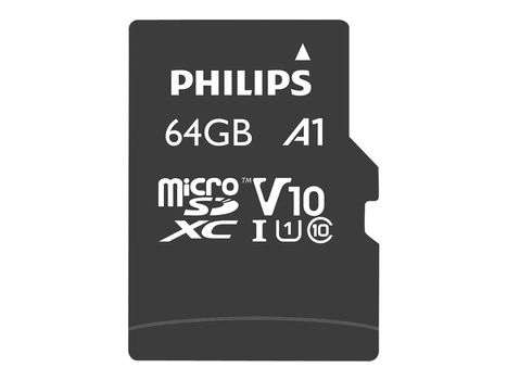 Philips FM64MP45B - flashminnekort - 64 GB - SDXC (FM64MP45B/00)