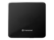 Transcend 8X DVDS-K - Platestasjon - DVD±RW (±R DL) / DVD-RAM - 8x/8x/5x - USB 2.0 - ekstern - svart (TS8XDVDS-K)