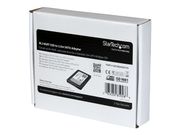 StarTech M.2 SSD to 2.5in SATA III SSD Adapter w/ Protective Housing - Diskkontroller - M.2 - SATA 6Gb/s - 6 Gbit - SATA - svart (SAT2M2NGFF25)
