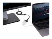 StarTech USB-C to VGA Adapter - White - 1080p - Video Converter For Your MacBook Pro / Projector / VGA Display (CDP2VGAW) - USB/ VGA-adapter - 24 pin USB-C til HD-15 (VGA) - 17.5 m (CDP2VGAW)
